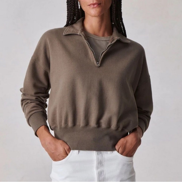 Buck Mason Sweaters - Buck Mason Quarter Zip Sweater Med Y2K Vintage Retro Casual Classic Fall Winter